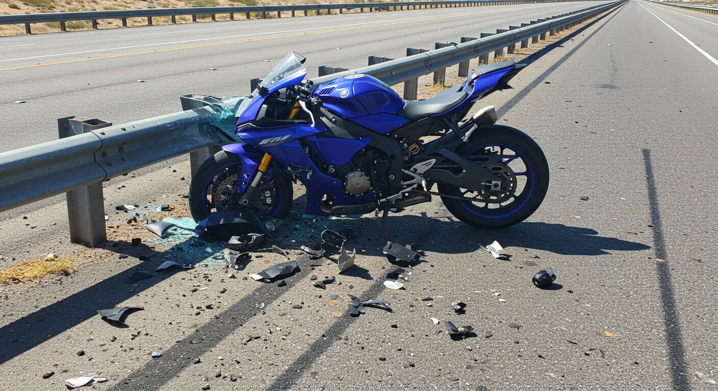 Motociclista en estado crítico tras un accidente de tráfico en Southern Highlands Parkway y Shinnecock Avenue en Las Vegas, NV