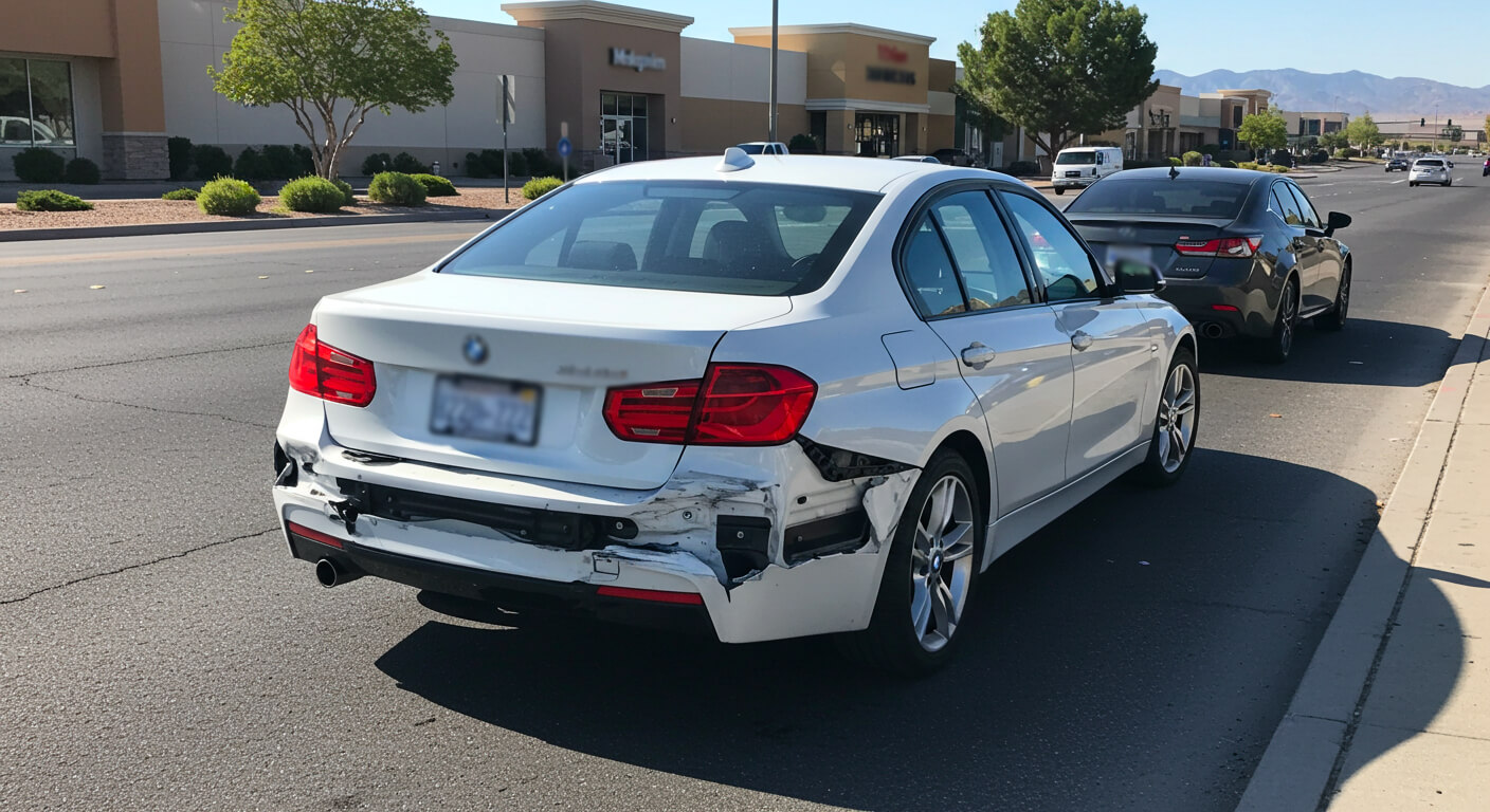 One Person Hospitalized After a Car Crash on North 5th St & Colton Ave in Las Vegas, NV